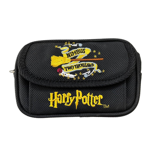 Thrustmaster case voor Nintendo DS Lite, Harry Potter, zwart met Nimbus 2000, voorkant, tweedehands