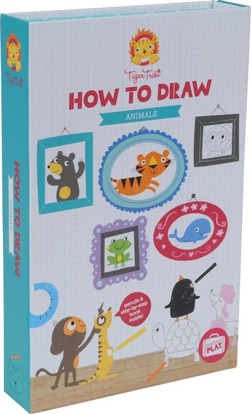 Tiger Tribe-How-to-Draw Set - Animals (TT6-0218 ) (Nieuw)