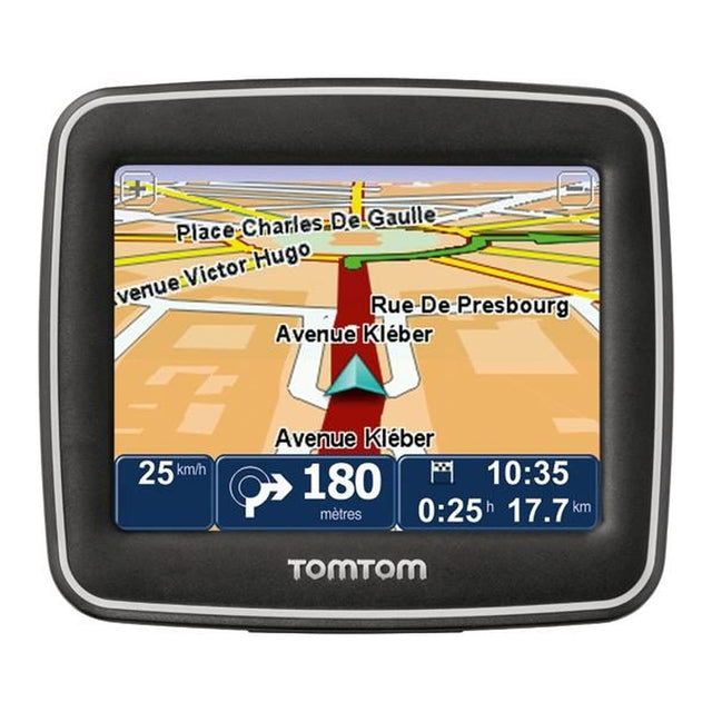 TomTom Start navigatiesysteem 3,5 inch 1EX00, zwart, voorkant met kaart op het scherm, tweedehands
