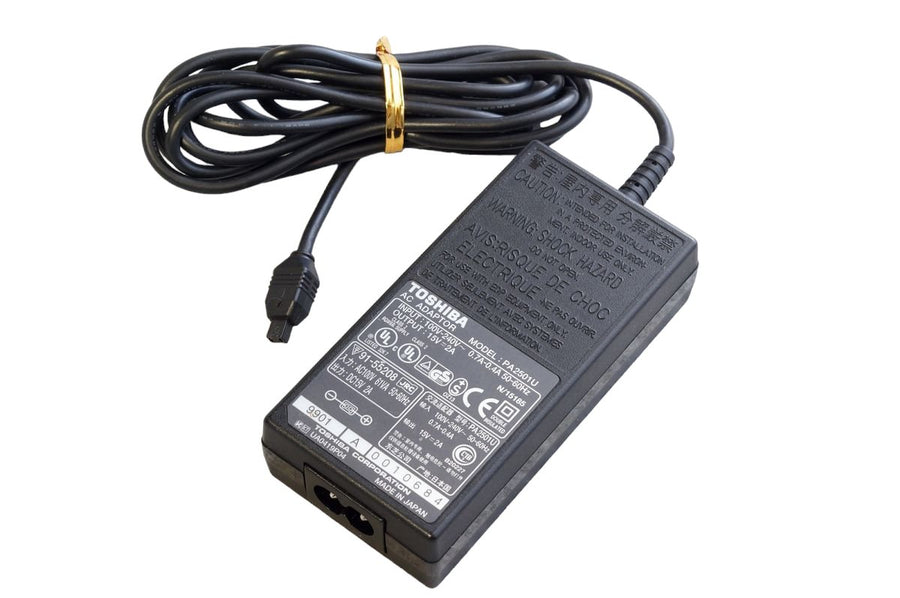 Toshiba-AC Adapter (PA2501U) (Incl. Stroomkabel) 2-pin Connector Tweedehands