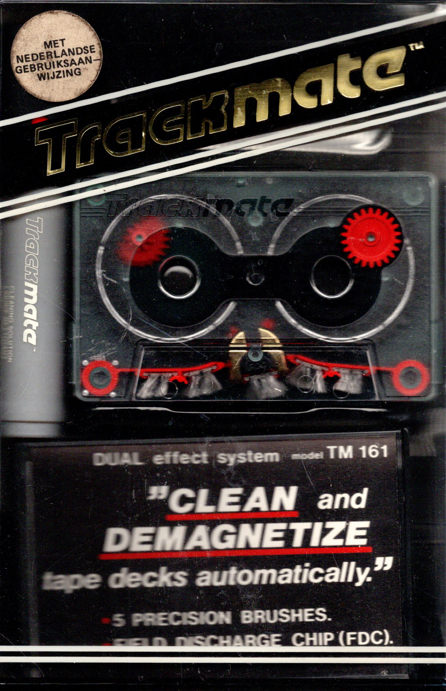 Trackmate-Cassette Tape Reinigings- en Demagnetiseercassette TM 161 (Nieuw)