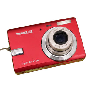 Super Slim XS 10 Digitale Compact Camera voor Kinderen - Rood (In doos)
