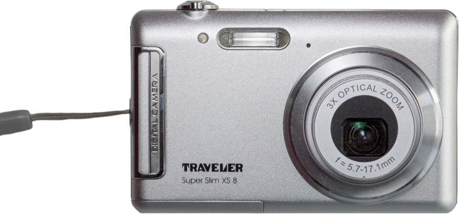 Traveler-Super Slim XS 8 Digitale Compact Camera - Zilver Tweedehands