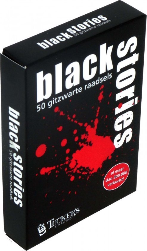 Tucker's Fun Factory-Black Stories - Denkspel Kaartspel Tweedehands