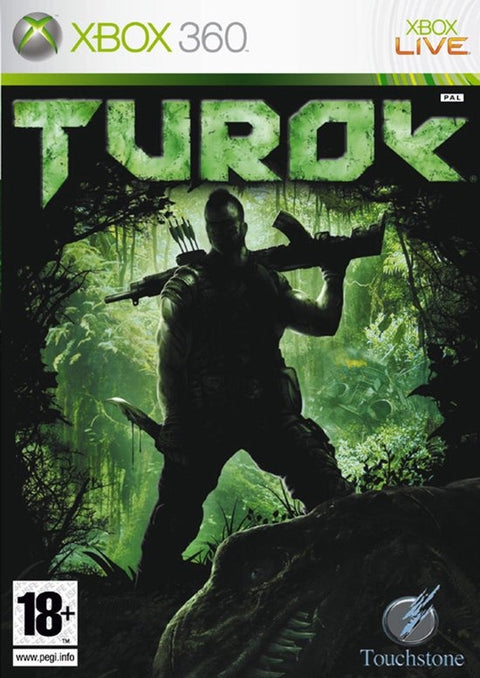Xbox 360 Turok, doos voorkant, tweedehands