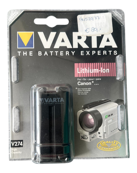 VARTA-V274 Camcorder Accu – 7,2 V NiMH (1600 mAh) (Nieuw)