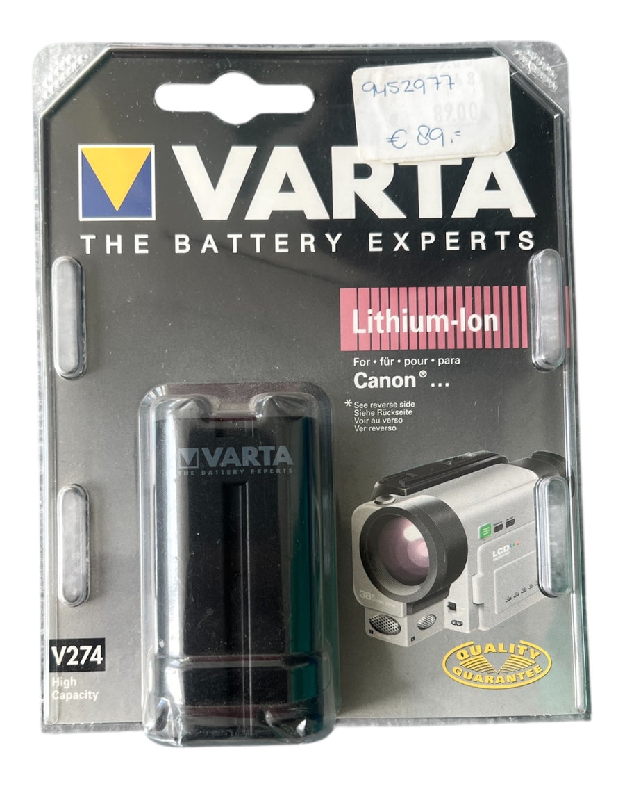 VARTA-V274 Camcorder Accu – 7,2 V NiMH (1600 mAh) (Nieuw)