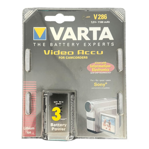 VARTA-V286 Camcorder Accu – 7,2 V (1100 mAh) (Nieuw)