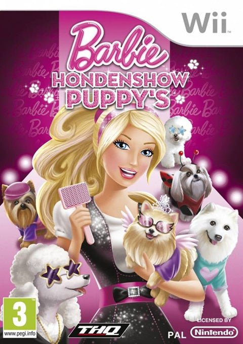 Wii-Barbie Hondenshow Puppys Tweedehands
