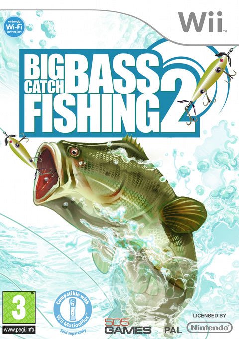 Wii-Big Catch Bass Fishing 2 Tweedehands