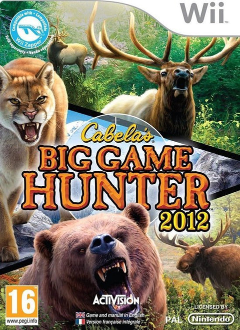 Wii-Cabela's Big Game Hunter 2012 Tweedehands