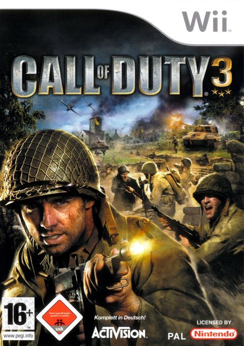 Wii-Call of Duty 3 Tweedehands