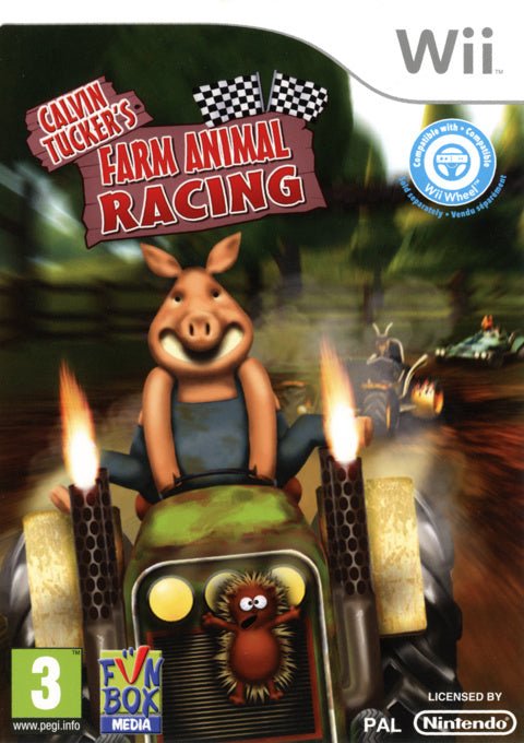 Wii-Calvin Tucker's Farm Animal Racing Tweedehands