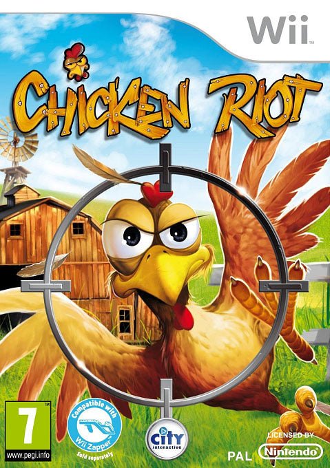 Wii-Chicken Riot Tweedehands