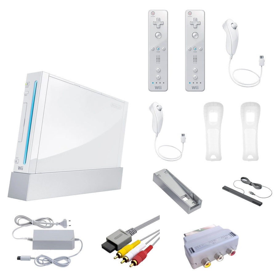 Nintendo-Wii Console - Wit 2-spelers bundel Tweedehands