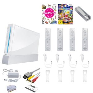 Wii Console - Wit 4-spelers partybundel