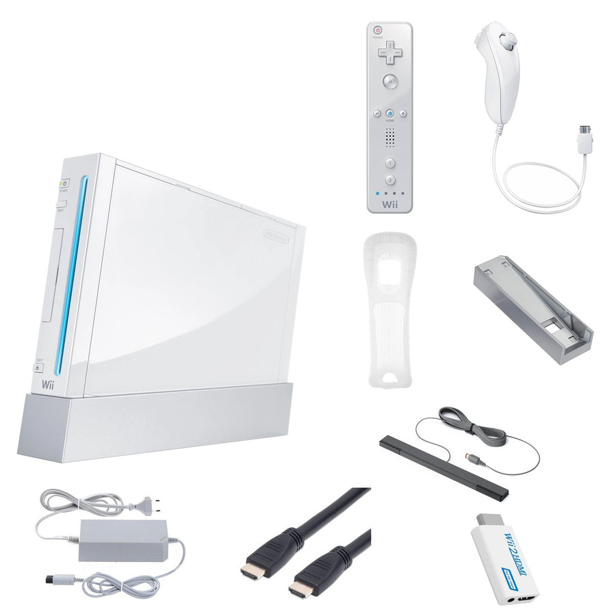 Nintendo-Wii Console - Wit + HDMI bundel Tweedehands