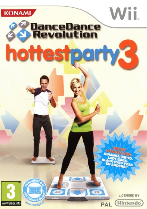 Wii-Dance Dance Revolution: Hottest Party 3 Tweedehands