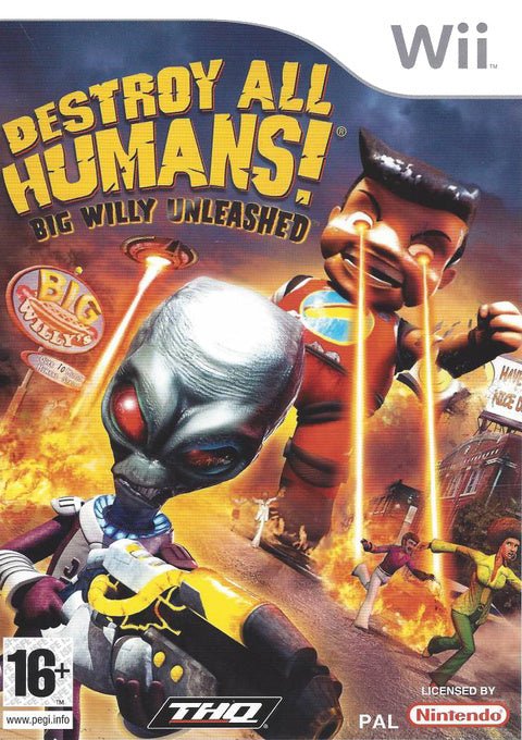 Wii-Destroy All Humans! Big Willy Unleashed Tweedehands