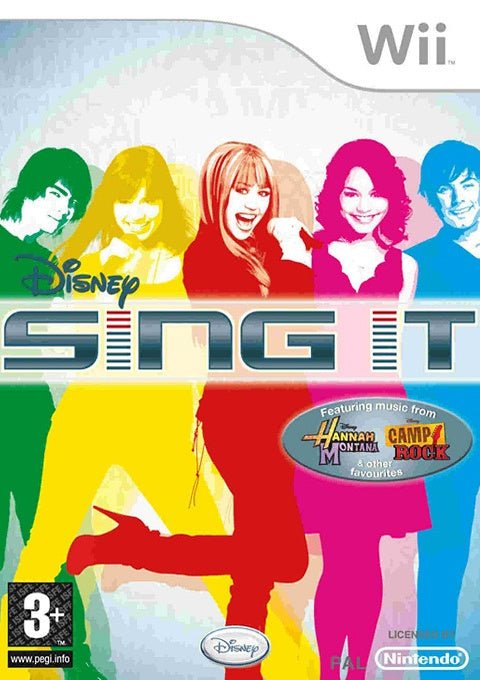 Nintendo Wii Disney Sing It, doos voorkant, tweedehands