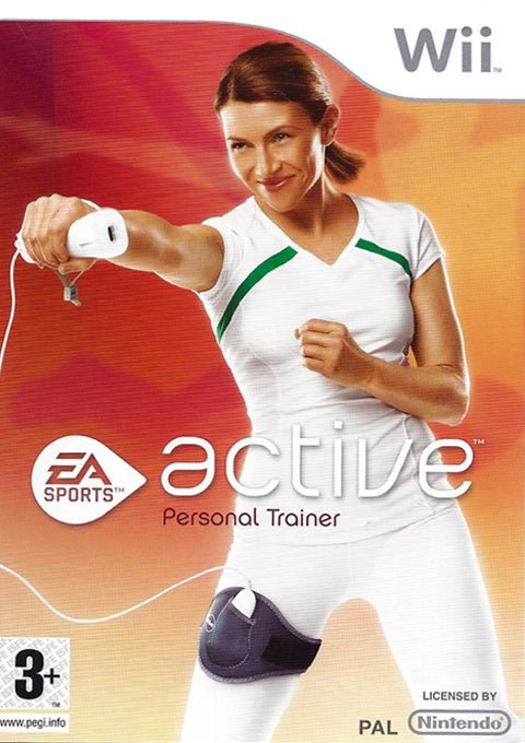 Nintendo Wii EA Sports Active Personal Trainer, doos voorkant, tweedehands