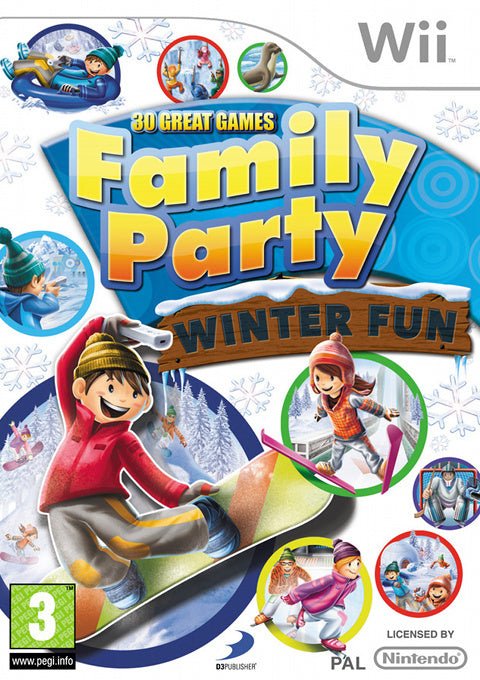 Wii-Family Party: 30 Great Games Winter Fun Tweedehands