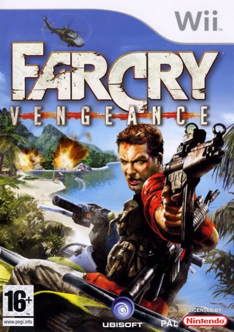 Nintendo Wii Far Cry Vengeance, doos voorkant, tweedehands