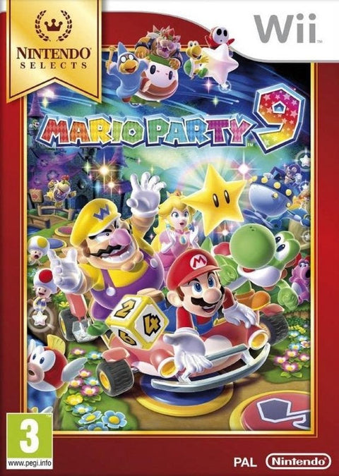 Wii-Mario Party 9 - Nintendo Selects (Nieuw in beschadigde seal)-tweedehands