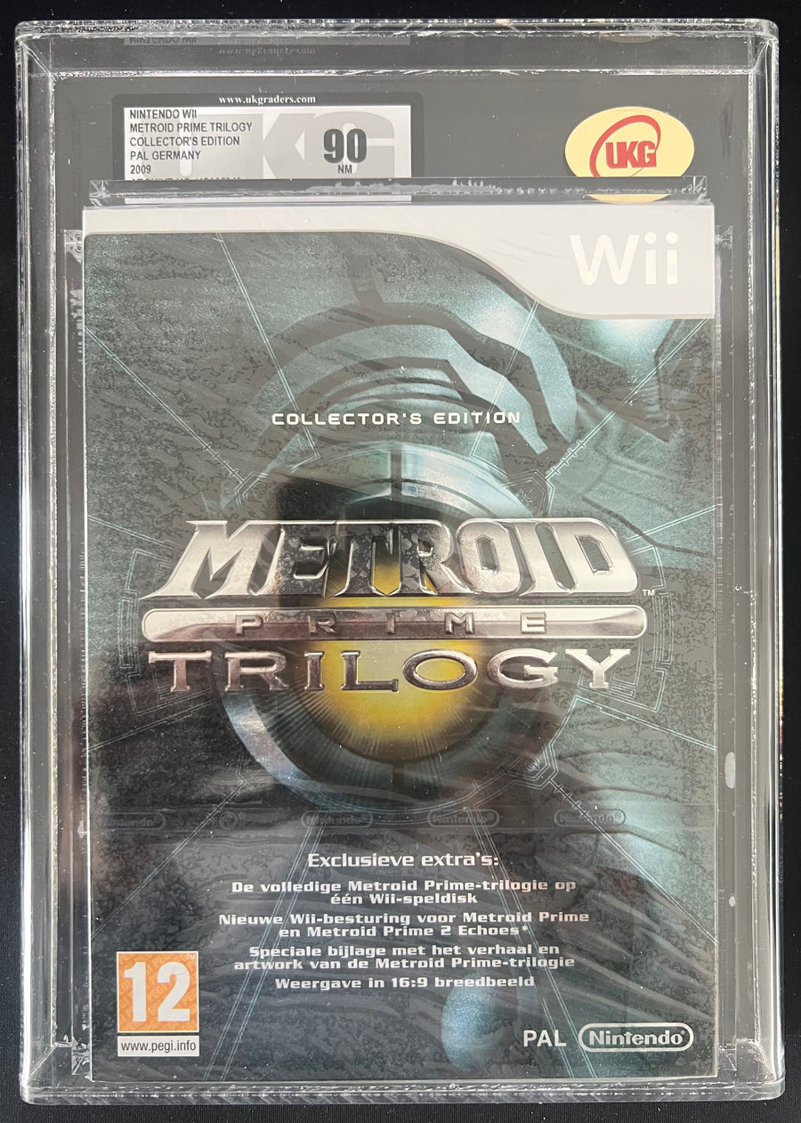 Wii-Metroid Prime Trilogy - Nederlands (Nieuw, UKG graded)-tweedehands