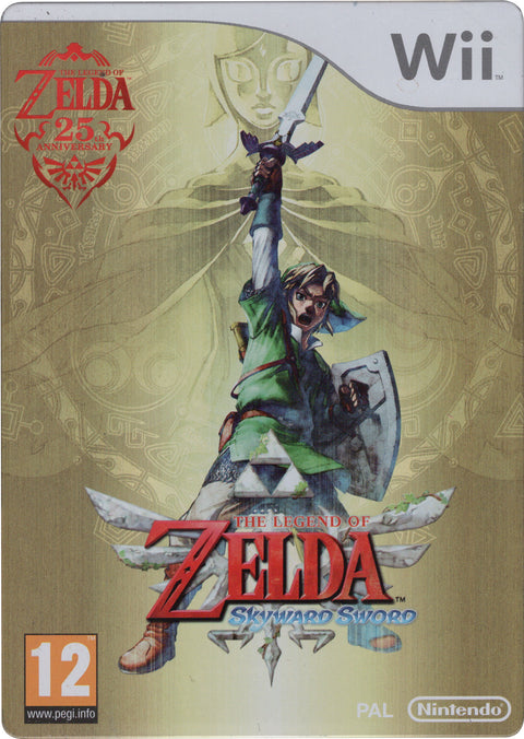 Wii-The Legend of Zelda: Skyward Sword + Muziek CD (in Steelbook Case) Tweedehands
