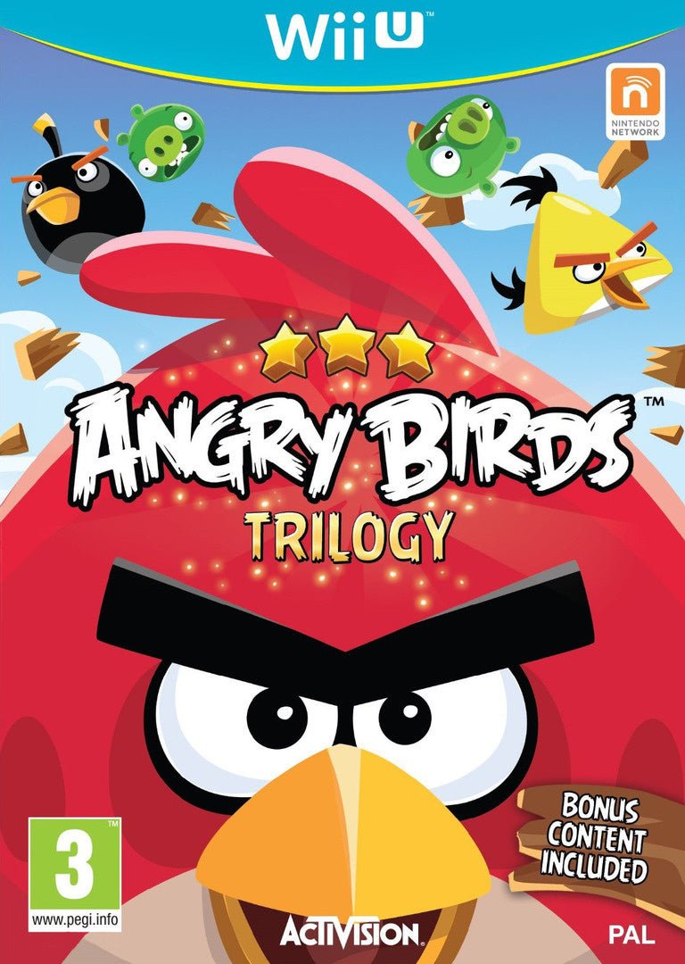 Wii U-Angry Birds Trilogy Tweedehands