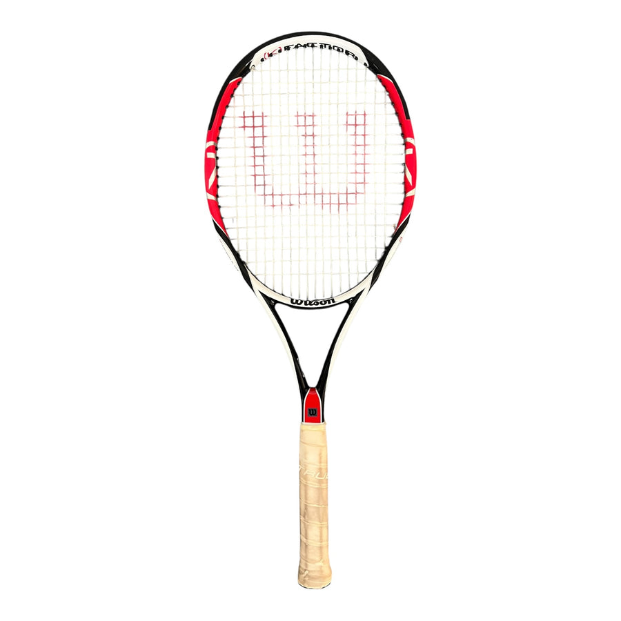 Wilson-K Factor Tour Tennisracket - Rood/Wit/Zwart-tweedehands