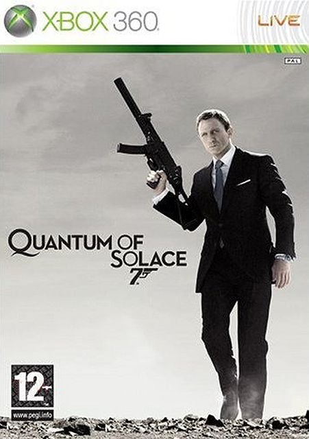 Xbox 360 007 Quantum of Solace, doos voorkant, tweedehands
