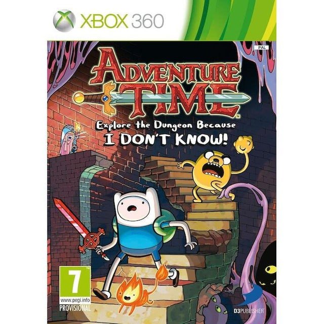 Xbox 360 Adventure Time Explore the Dungeon Because I Don't Know, voorlopige doosafbeelding
