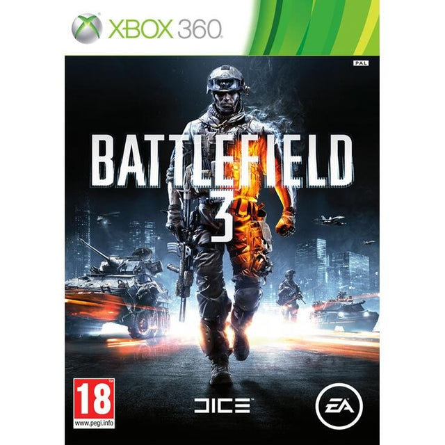 Xbox 360 Battlefield 3, doos voorkant, tweedehands