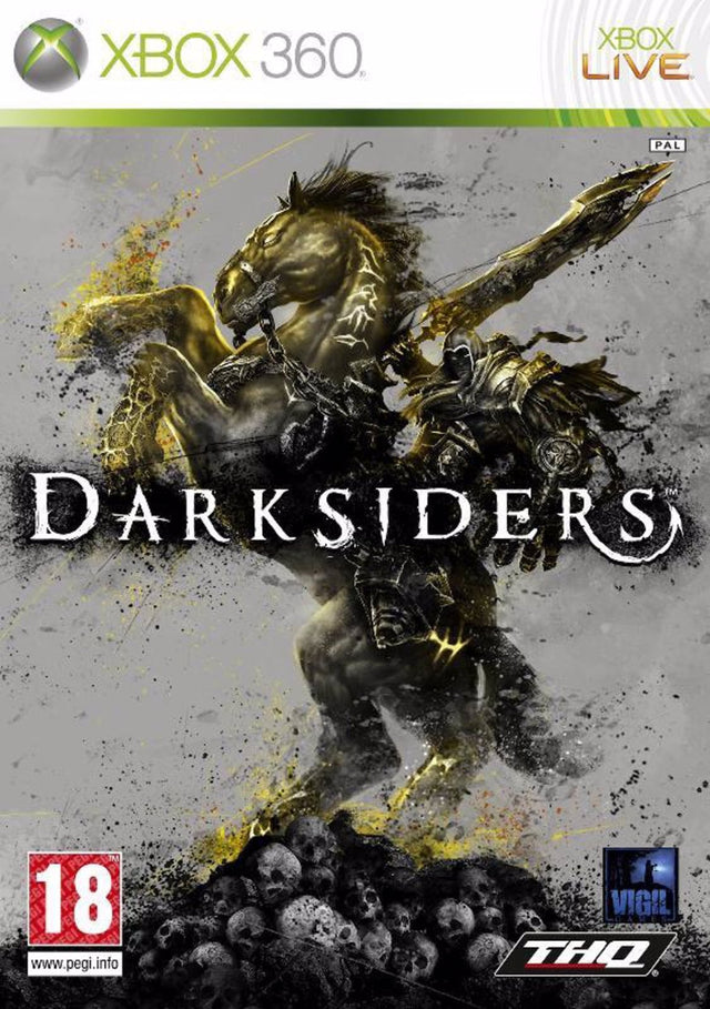 Xbox 360 Darksiders, doos voorkant, tweedehands