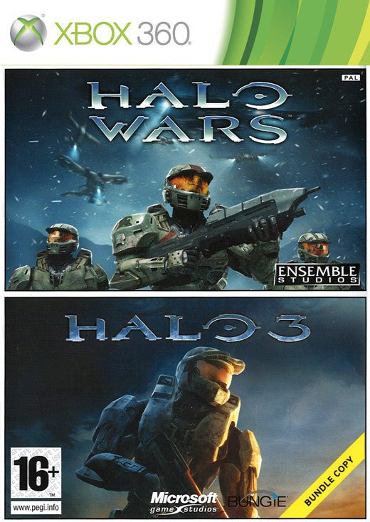Xbox 360-Double Pack Halo Wars + Halo 3 Tweedehands