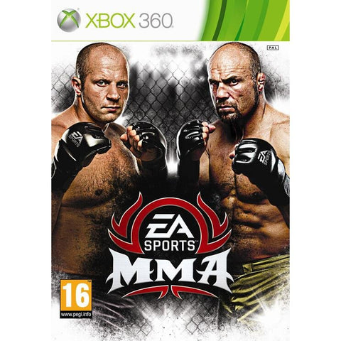 Xbox 360 EA Sports MMA, doos voorkant, tweedehands