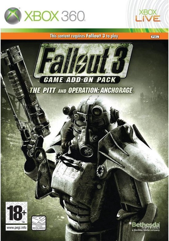 Xbox 360-Fallout 3 Add-On The Pitt And Operation: Anchorage Tweedehands