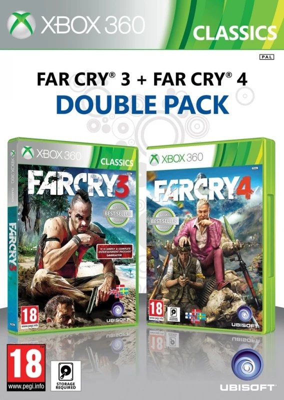 Xbox 360-Far Cry 3 + Far Cry 4 Double Pack Tweedehands