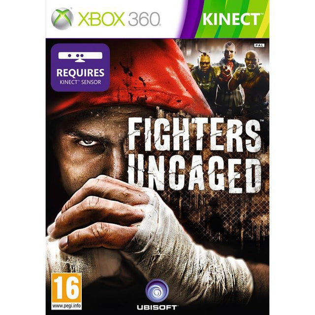 Xbox 360 Fighters Uncaged voor Kinect, doos voorkant, tweedehands
