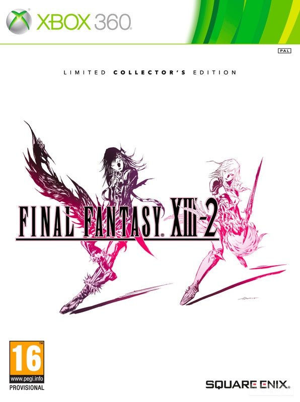 Xbox 360 Final Fantasy XIII-2 Limited Collector's Edition, doos voorkant, tweedehands