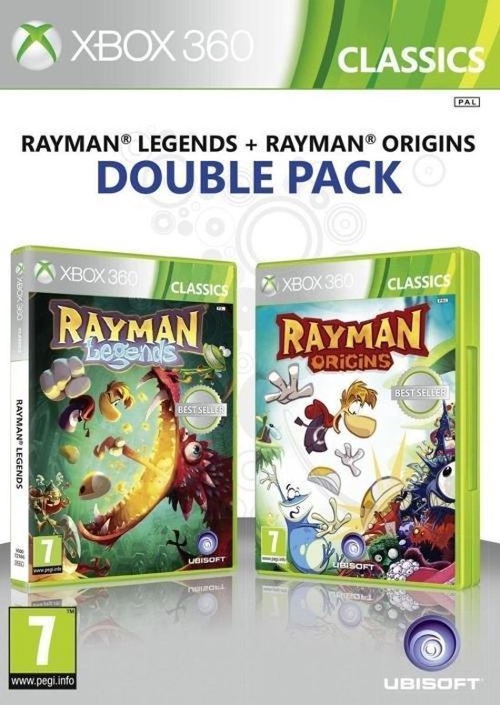 Xbox 360-Rayman Legends + Rayman Origins - Double Pack Tweedehands