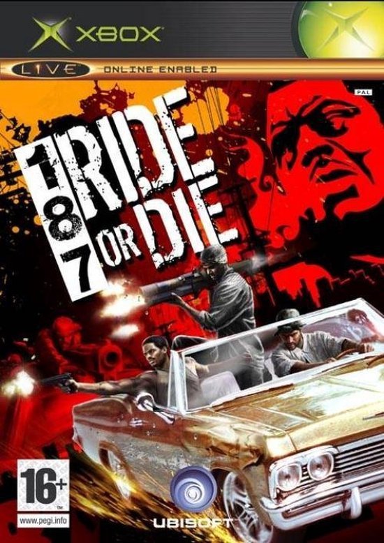 Xbox 187 Ride or Die, doos voorkant, tweedehands