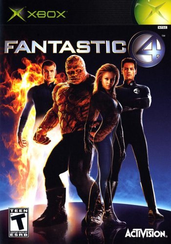 Xbox Fantastic 4, doos voorkant, Amerikaanse NTSC-uitgave, tweedehands