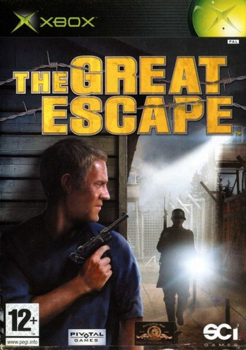 Xbox The Great Escape, doos voorkant, tweedehands