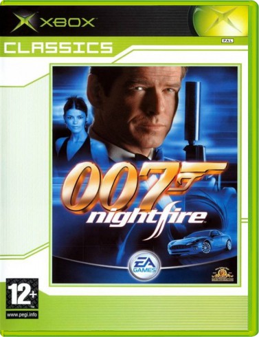 Xbox James Bond 007 Nightfire, doos voorkant, Classics-uitgave PAL