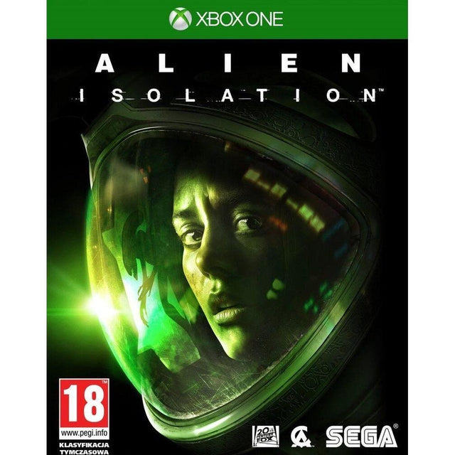 Xbox One Alien Isolation van Sega, voorlopige hoes met Pools label en vrouw in een ruimtehelm, tweedehands