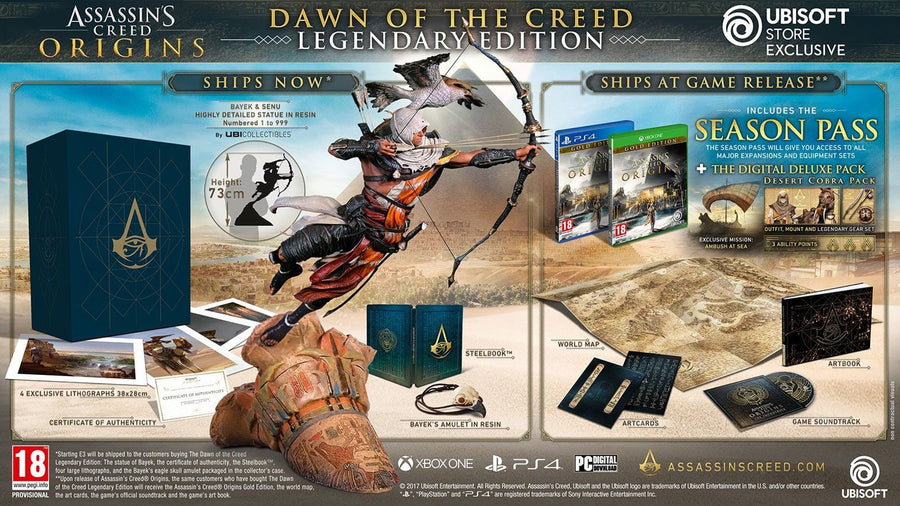 Xbox One-Assassin's Creed: Origins - Dawn of the Creed Legendary Edition Tweedehands