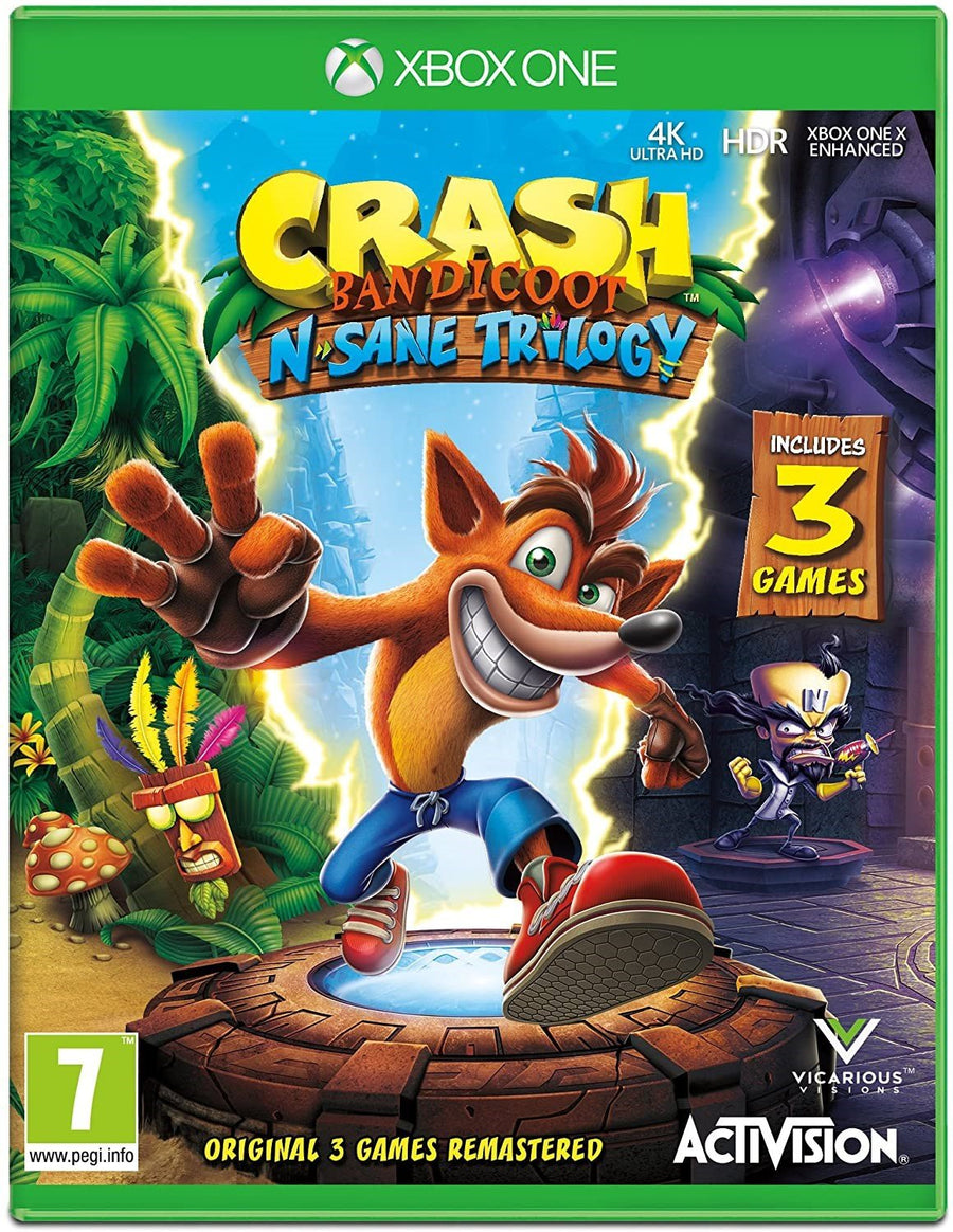 Xbox One-Crash Bandicoot N. Sane Trilogy Tweedehands